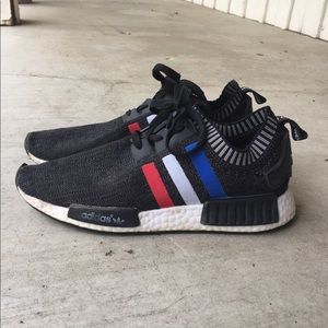 NMD R1 Tri-Color Stripes Black